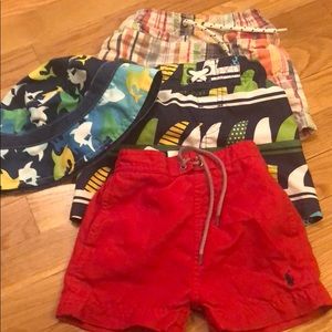 Bundle of 12 month bathing suits!